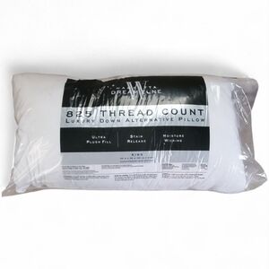 New Wamsutta Dream Zone 825 Thread Count Luxury Down Alternative King Sz. Pillow